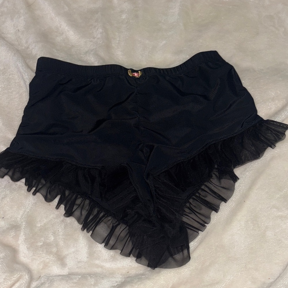 Sheer high waisted lounge shorts size S - Picture 2 of 5